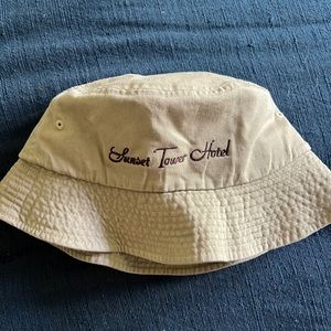 Sunset tower hotel bucket hat never worn